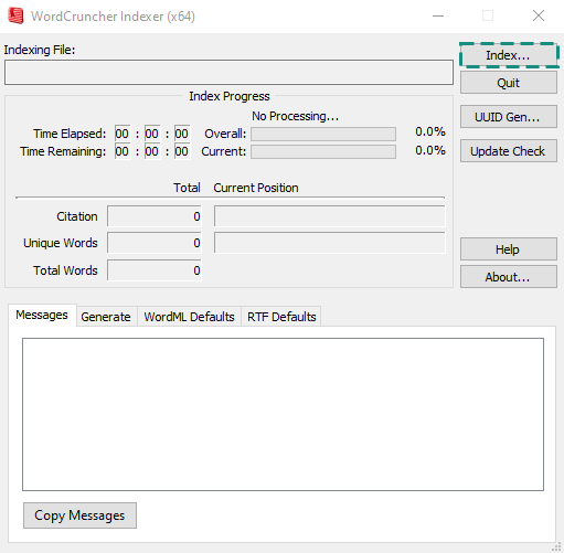 WordCruncher Indexer