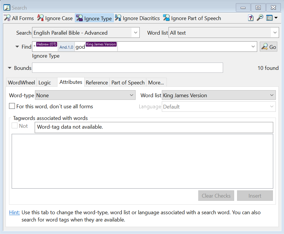 Attributes example